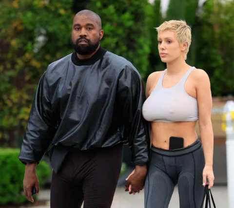 Bianca Censori and Kanye West